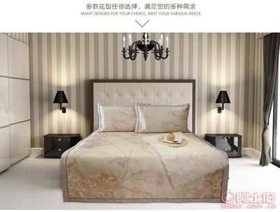 2017新品紫丁香600d可水洗加厚粗冰丝席凉席三件套 幕色牡丹系列